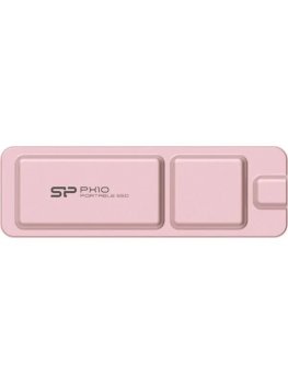 Внешний твердотельный накопитель (SSD) Silicon Power 1 ТБ SSD-диск PX10 (SP010TBPSDPX10CP), USB 3.2, розовый, Алюминий