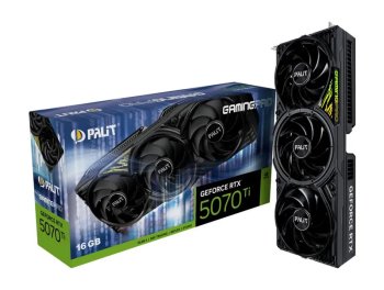 Видеокарта Palit GeForce RTX 5070 Ti GamingPro V1 16 ГБ (NE7507T019T2-GB2031Y)