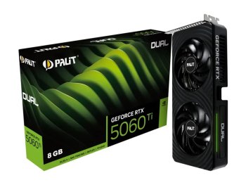 Видеокарта Palit GeForce RTX 5060 Ti DUAL 8 ГБ (NE7506T019P1-GB2062D)
