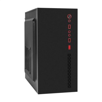 Корпус Minitower ExeGate (mATX, БП AA500 с вент. 8см, 2*USB, HD Audio, черный)