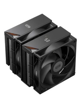 Вентилятор PcCooler RT620 Digital BK Soc-AM5/AM4/1151/1200/2066/1700 черный 4-pin 34.9dB Al+Cu LCD 265W Ret (RT620-BKNWYL-GL)