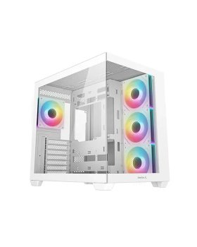 Корпус Deepcool CG530 4F WH, белый (R-CG530-WHADA4-G-1)