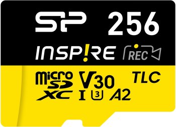Карта памяти microSDXC 256GB Silicon Power SP256GBSTXLA2V1N Inspire V30 A2 w/o adapter