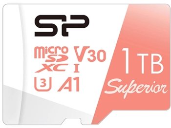 Карта памяти microSDXC 1TB Silicon Power SP001TBSTXDV3V20 Superior V30 A1 w/o adapter