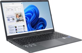 Ноутбук Maibenben B315A серый B315A-i521UMF1SPGRE2 15.6"(1920x1080 (матовый) IPS)/Intel Core i5 12450H(2Ghz)/16384Mb/512PCISSDGb/Int:Intel UHD Graphic