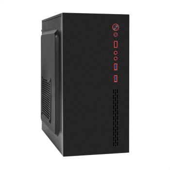Корпус Minitower ExeGate BAA-403U2-AAA450 (mATX, БП AAA450 с вент. 8см, 1*USB+2*USB3.0, HD Audio, черный)