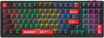 Клавиатура A4Tech Bloody WS98 Naraka механическая беспроводная USB черный/красный (WS98)