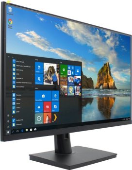 Монитор VALDAY RN27AVB (27" / IPS / 1920х1080 / 60/75Hz / LED / HDMI / 2xDP / VGA / 178/178 / 250cd / Крепление VESA / Динамики / Черный / МИНПРОМТОРГ