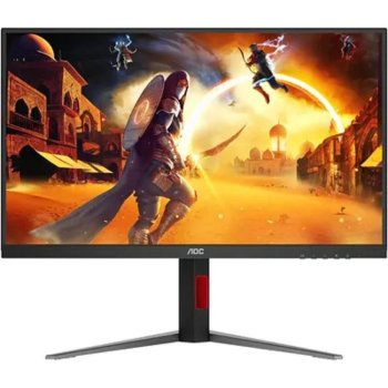 Монитор 27" AOC Q27G4S Black-Red (IPS, 2560x1440, 300Hz, 0.3 ms, 178°/178°, 450 cd/m, 1500:1, +2xHDMI 2.1, +DisplayPort 1.4))