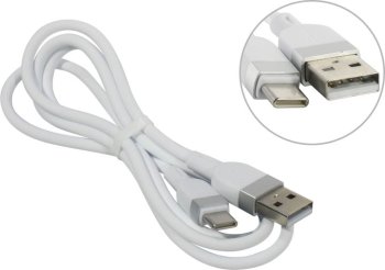 Кабель Hoco X109 Energy White <636254> USB AM --> USB-C 1м