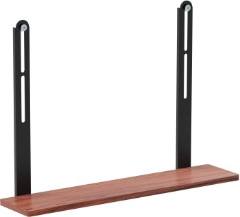 Полка для телевизора Ultramounts UM313B черный/орех макс.10кг напольный