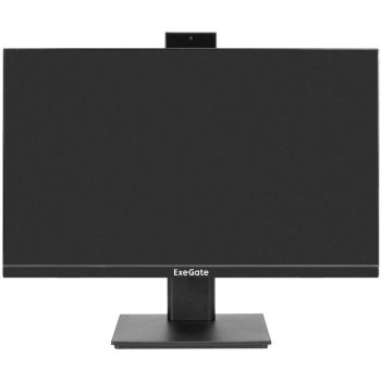 Монитор со встроенной веб-камерой 23.8" ExeGate SuperView EA2400 (IPS LED Grade A+, FHD, 1920x1080@75Гц, 16:9, 250cd/m2, 1000:1, 178°/178°, 5ms, D-Sub