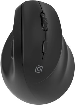 Мышь беспроводная Оклик 688MW ERGO черный оптическая 2400dpi silent BT/Radio USB (2070320)