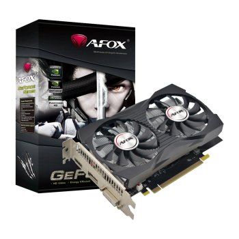 Видеокарта AFOX Geforce GTX1050 4GB GDDR5 128Bit DVI/HDMI/DP LP Dual Fan (AF1050-4096D5H4-V2)