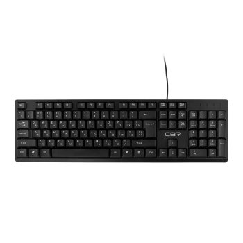 Клавиатура CBR KB 101 USB, 104 кл., офисн., 1,5 м