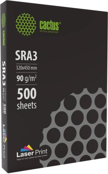 Бумага Cactus CS-LPSRA390500 SRA3/90г/м2/белый/500л. CIE170% для лазерной печати