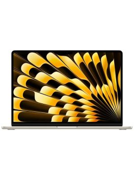 Ноутбук Apple MacBook Air 15 15.3", Apple M3 (8 CPU, 10 GPU), RAM 8 ГБ, SSD 256 ГБ, Apple M3, MacOS, (MRYR3RU/A), золотой, Русская раскладка