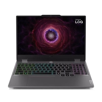 Ноутбук Lenovo LOQ 15AHP9 15.6", AMD Ryzen 7 8845HS, RAM 16 ГБ, SSD 1024 ГБ, NVIDIA GeForce RTX 4050 для ноутбуков (6 Гб), Без системы, (83DX0