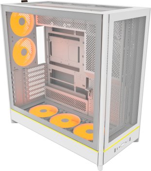 Корпус Montech HS01 PRO белый без БП ATX 5x120mm 2xUSB3.0 1xUSB3.1 audio