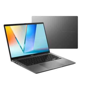 Ноутбук Asus Vivobook S14 M3407HA 14", AMD Ryzen 7 260, 16 ГБ, SSD 512 ГБ, AMD Radeon Graphics, Без ОС, (90NB16E1-M00310), серый, Русская раскладка
