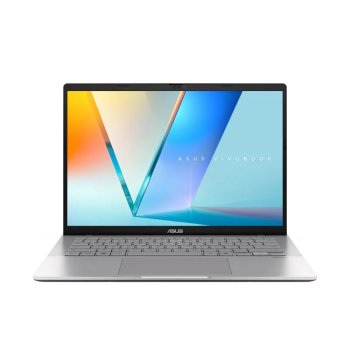 Ноутбук Asus Vivobook S14 M3407HA 14", AMD Ryzen 7 260, 16 ГБ, SSD 512 ГБ, AMD Radeon Graphics, Без ОС, (90NB16E2-M00320), серебристый, Русская раскла