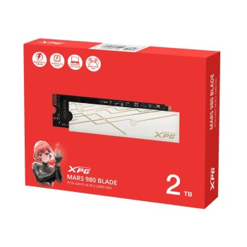 Твердотельный накопитель (SSD) ADATA 2 ТБ внутренний XPG MARS 980 BLADE M.2 PCI-E 5.0 (SMAR-980B-2TCS)