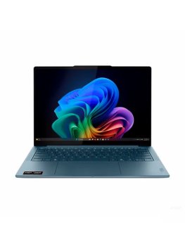 Ноутбук Lenovo Yoga Slim 7 OLED 14AKP10 14", AMD Ryzen AI 7 350, RAM 32 ГБ, SSD 1024 ГБ, AMD Radeon 860M, Windows Home, (83JY000ARK), бирюзовый, Русск