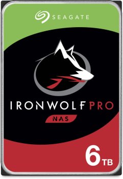 Жесткий диск серверный NAS Seagate IronWolf Pro 6TB <ST6000NT001> 512E 3.5" SATA 6GB/s 7200rpm