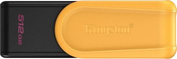 Накопитель USB Kingston 512GB DataTraveler Exodia S DTXS/512GB USB3.0 желтый/черный