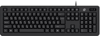 Клавиатура Оклик K175 черный USB Multimedia