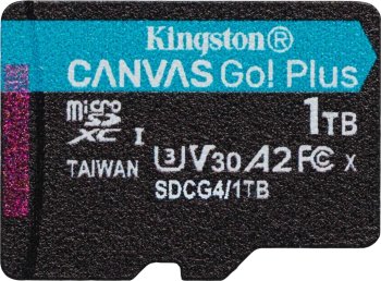 Карта памяти microSDXC 1TB Kingston SDCG4/1TBSP Canvas Go! Plus w/o adapter