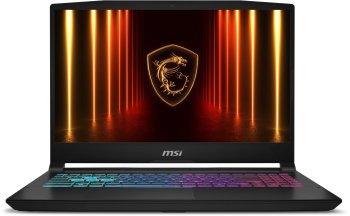 Ноутбук MSI Katana 15 HX B14WFK Core i5 14450HX 16Gb SSD1Tb NVIDIA GeForce RTX5060 8Gb 15.6" IPS FHD (1920x1080) FreeDOS black WiFi BT Cam