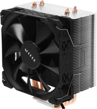 Вентилятор Accord ACC-4P12 Soc-AM5/AM4/1200/1700/1851 серебристый/черный 4-pin 31dB Al+Cu 180W 565gr brown box