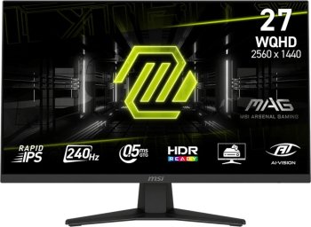 Монитор 27" MSI MAG 274QF X24 (Rapid IPS Flat, 240Hz, 2560x1440, HDMI, DP)