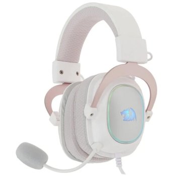 Наушники с микрофоном REDRAGON ZEUS X белая (USB, 53 мм, 7.1, RGB подсветка)