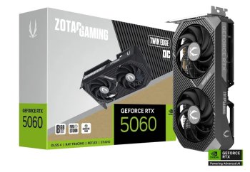Видеокарта ZOTAC GeForce RTX 5060 Twin Edge OC 8 ГБ (ZT-B50600H-10M)