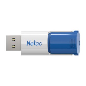 Накопитель USB Netac U182 Blue USB3.0 Flash Drive 256GB [NT03U182N-256G-32BL], выдвижной NETAC