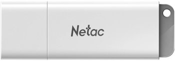 Накопитель USB Netac U185 White USB3.0 Flash Drive 32GB, [NT03U185N-032G-32WH], LED индикатор NETAC