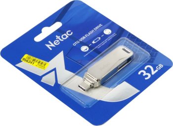 Накопитель USB Netac U782C USB3.0+TypeC Dual Flash Drive 32GB [NT03U782C-032G-32PN] NETAC