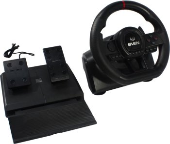 Руль [NEW] SVEN GC-W650 <Black> (Vibration, рулевое колесо, педали, 21кн, USB/PS3/PS4/Xbox/Andr)