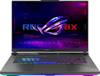 Ноутбук Asus ROG Strix G16 G614FR-S5054 Ryzen 9 9955HX 32Gb SSD1Tb NVIDIA GeForce RTX5070Ti 12Gb 16" IPS 2.5K (2560x1600) без ОС grey WiFi BT Cam (90N