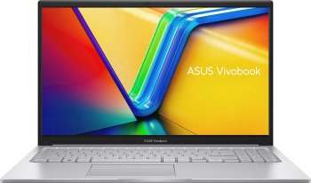 Ноутбук Asus Vivobook 15 X1504VA-BQ2880 Core i3 1315U 8Gb SSD512Gb Intel UHD Graphics 15.6" IPS FHD (1920x1080) без ОС silver WiFi BT Cam (90NB10J2-M0