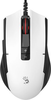 Мышь A4Tech Bloody ES8 белый оптическая 6000dpi USB 7but (ES8 PANDA WHITE)