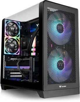 Корпус Thermaltake View 390 Air черный без БП E-ATX 2x120mm 2xUSB3.0 1xUSB3.1 audio bott PSU