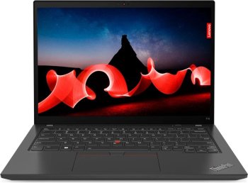 Ноутбук Lenovo ThinkPad T14 G4 Core i7 1355U 16Gb SSD512Gb Intel Iris Xe graphics 14" IPS WUXGA (1920x1200) без ОС black WiFi BT Cam (21HESGC300)