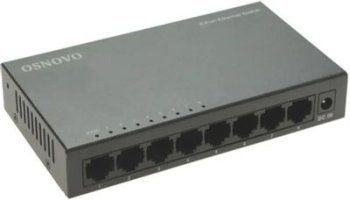 Коммутатор Osnovo SW-8F 8x100Мбит/с неуправляемый