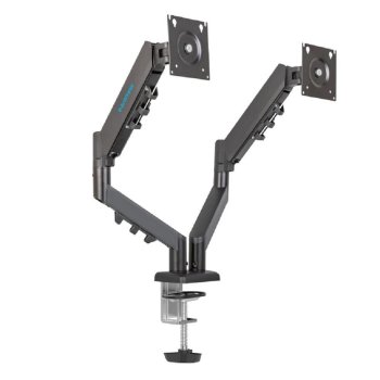 Кронштейн для мониторов ЖК Kromax OFFICE-14 черный 15"-32" макс.10кг настольный поворот и наклон