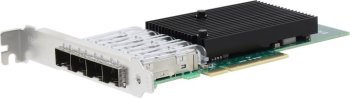Сетевой адаптер ExeGate EXE-X710-4SFP+ (PCI-E x8 v.3, порты 4x SFP+, Quad 10Gb/s, Server NIC Chipset Intel FTXL710)
