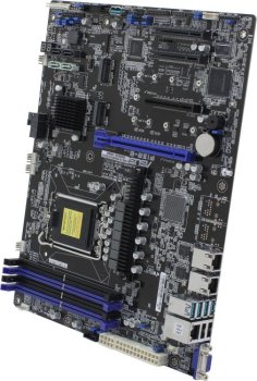 Материнская плата серверная ASUS P13R-E, LGA 1700, Intel C266, 4xDDR5 ECC, 8xSATA, 2xM.2, 1xPCI-E 5.0 x16, 3xPCI-E x8, 2x1Gb LAN, 4xUSB-A 3.2 Gen 2, 2