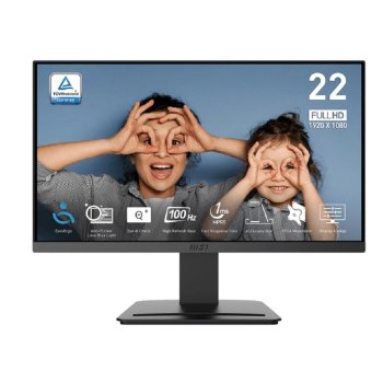 Монитор 21.45" MSI Pro MP223 E2 VA 1920x1080, 100 Гц, 4 мс, 16:9, 250 кд/м², HDMI 1.4b, DP, 3.5 Jack, черный